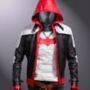 Jason Todd Arkham Knight Batman Red Hooded Jacket & Vest Flesh Jacket