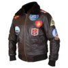 Top Gun Pete Maverick Tom Cruise Flight Bomber Jacket 3