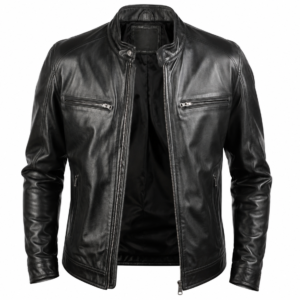 Men Black Leather Jacket